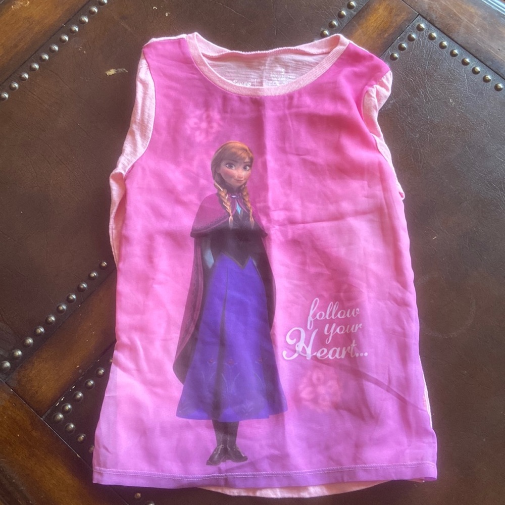 Disney pink Anna pj top